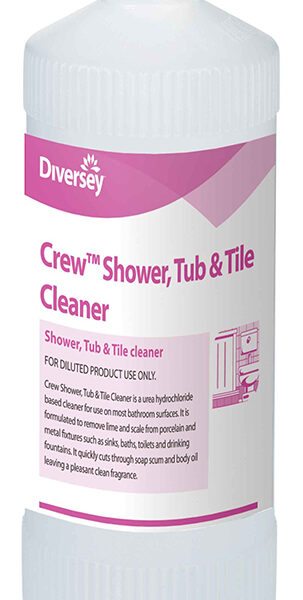 Diversey Bottle Kit - Squeeze - Crew Shower & Tub Tile - 750ml