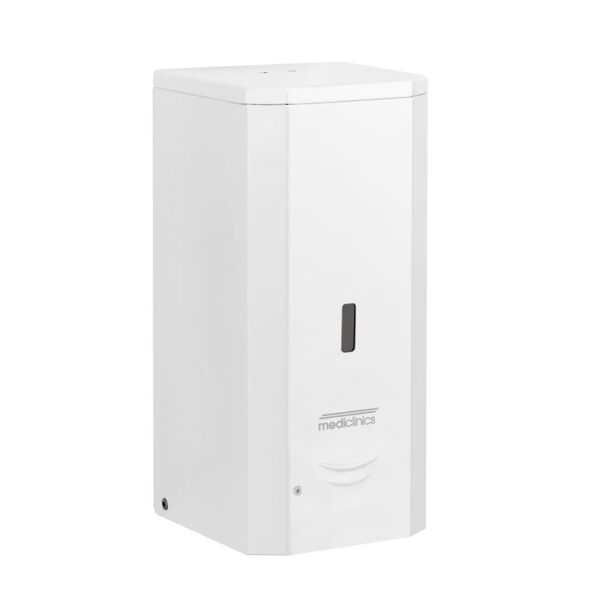 Mediclinics Stainless Steel Automatic Soap Dispenser Bulk FIll - White