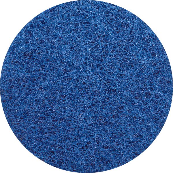 Glomesh Blue Cleaner Regular Speed Floor Pad - 16" / 400mm