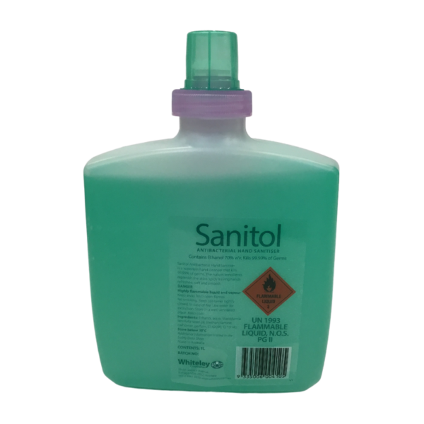 Whiteley Sanitol Hand Sanitiser Gel 1L