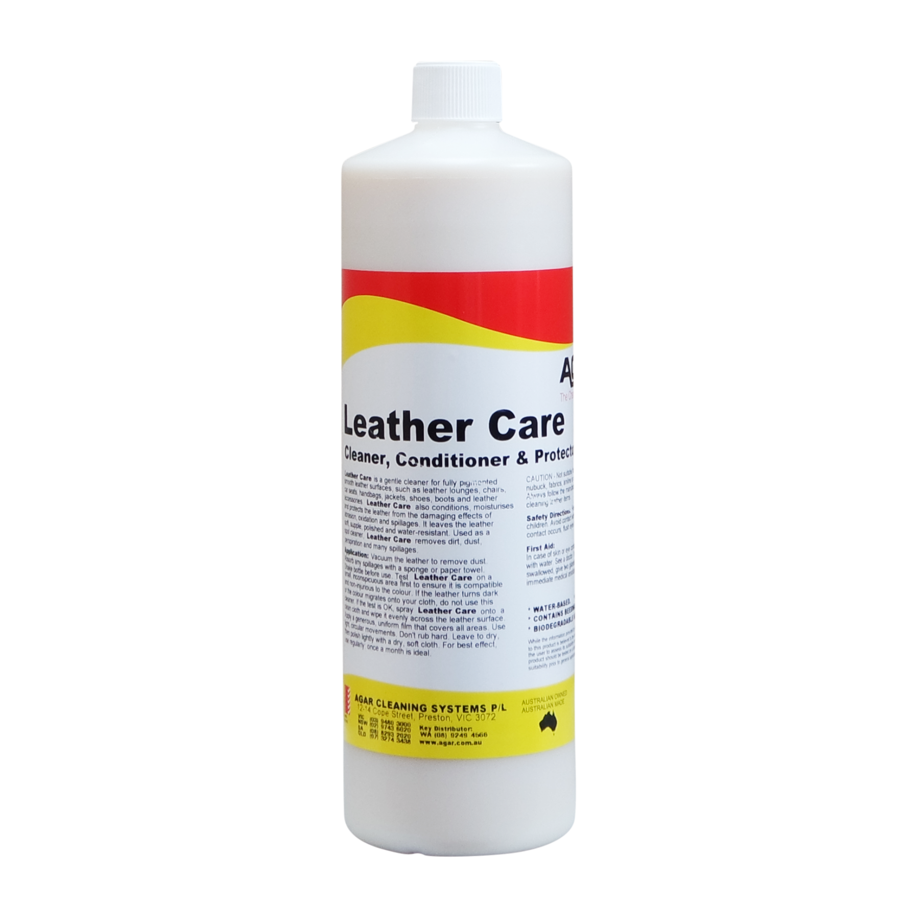 Agar Leather Care 1L - Cleaner, Conditioner & Protector