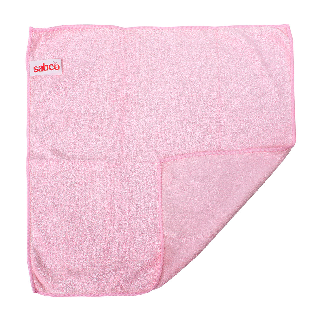 Sabco Millentex Microfibre Cloth Pink 40cm x 40cm