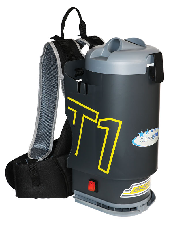 Ghibli T1 Version 3 Charcoal/Clear Lid - Backpack Vacuum